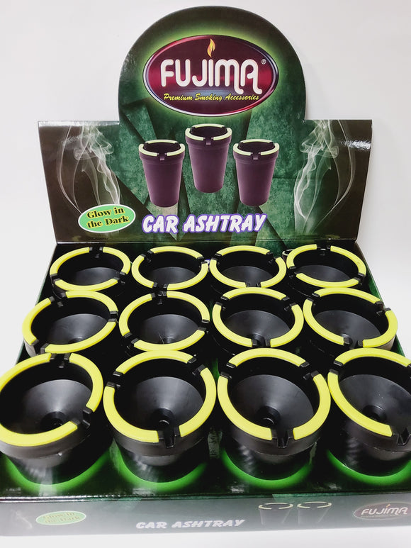 CAR ASHTRAY 12PC GLOW IN THE DARK