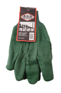 WORKING GLOVES COTTON GREEN