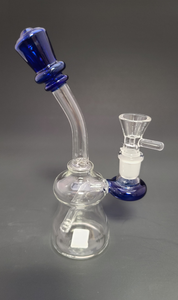 GLASS BUBBLER 8"